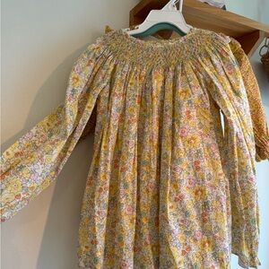 Cotton smocked blouse for girls